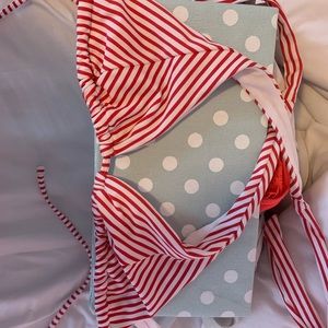 Cute striped bikini top!